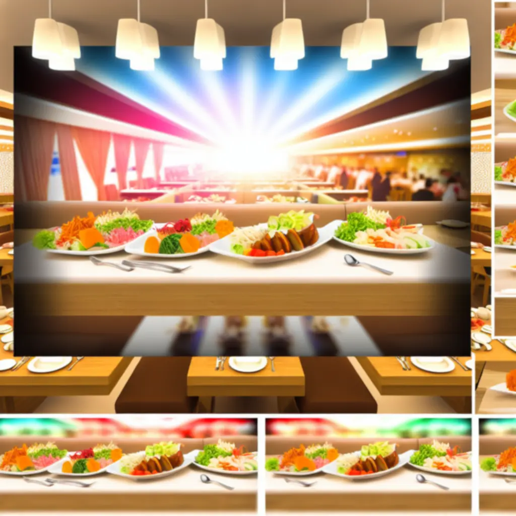 Selection of featured dishes including burgers, fries, and sharing platters on a bar table.