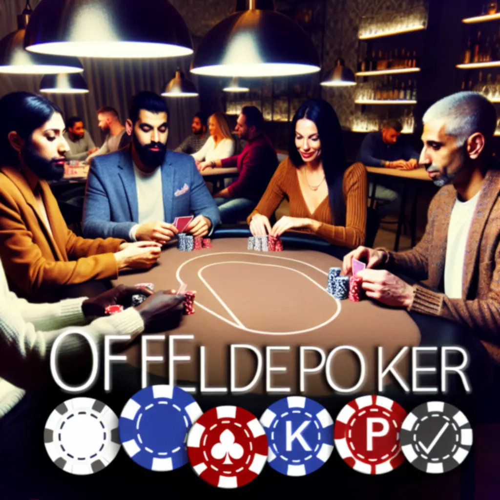 Players enjoying a lively poker night at Suom Fun Ville with chips and cards on the table.